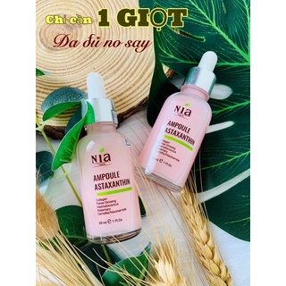 Serum Vi Tảo Lục 10ml Nia Organic - Ampoule Astaxanthin