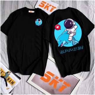 SKY TEE - ÁO THUN FORM RỘNG TAY LỠ PHI HÀNH GIA DOLPHIN