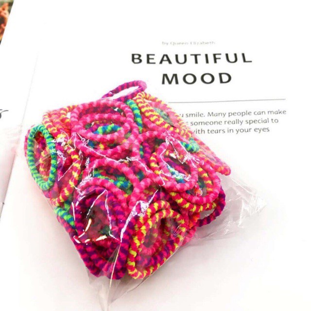 Combo 100 dây buộc tóc cho bé