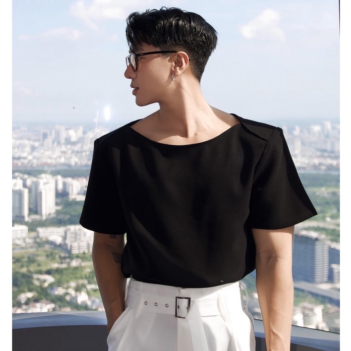 ÁO PHÔNG NAM CÓ ĐỘN VAI KIỂU HÀN QUỐC - YUNN TEE