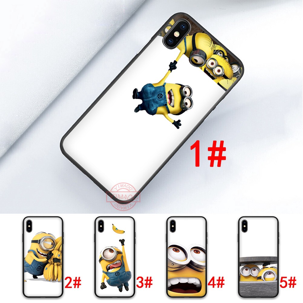 Ốp điện thoại in hình các chú minion dành cho iPhone 5/5s/SE/6/6s/6+/6s+/7/8/7+/8+/X/XS/XS MAX/XR