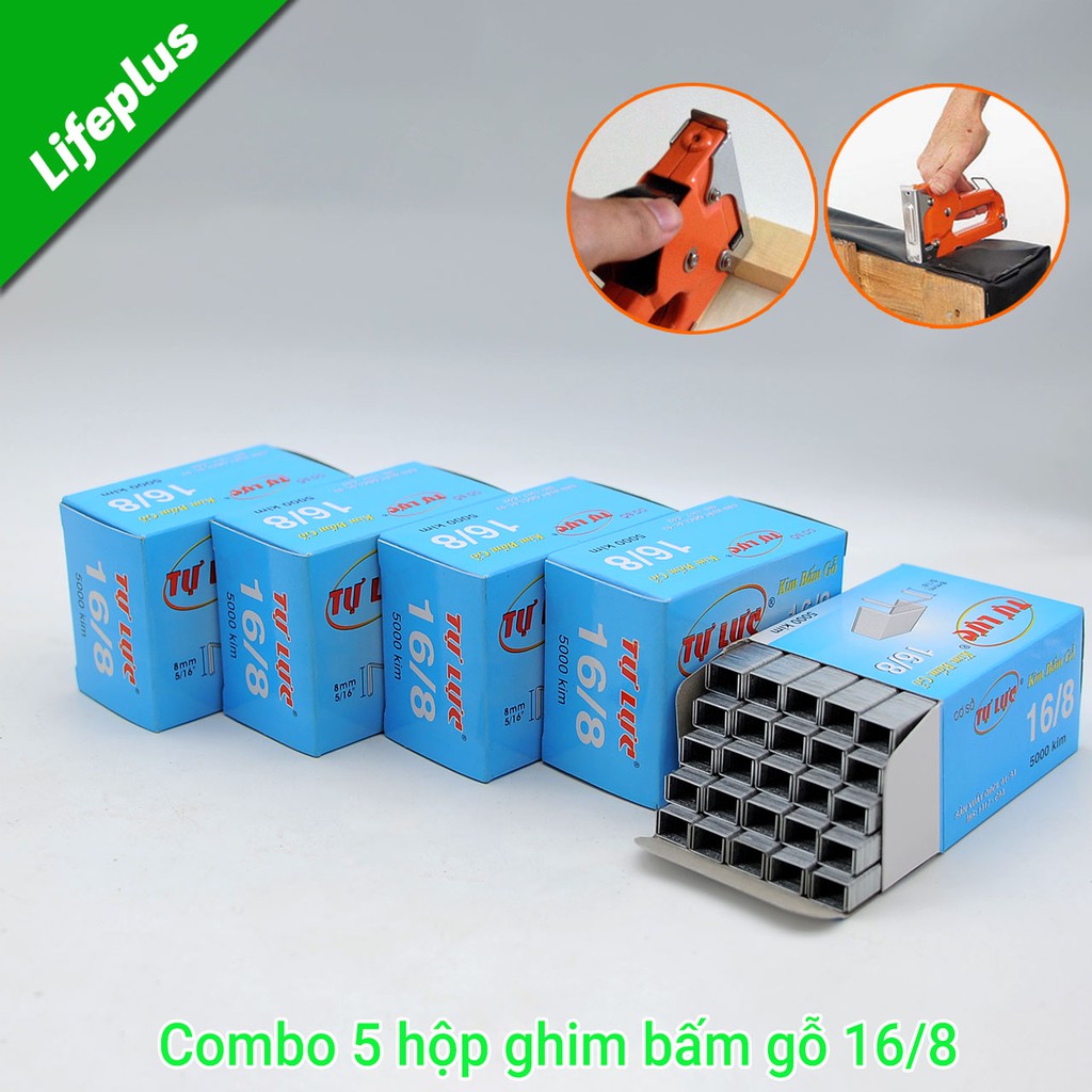 Combo 5 hộp ghim tự lực 16/8