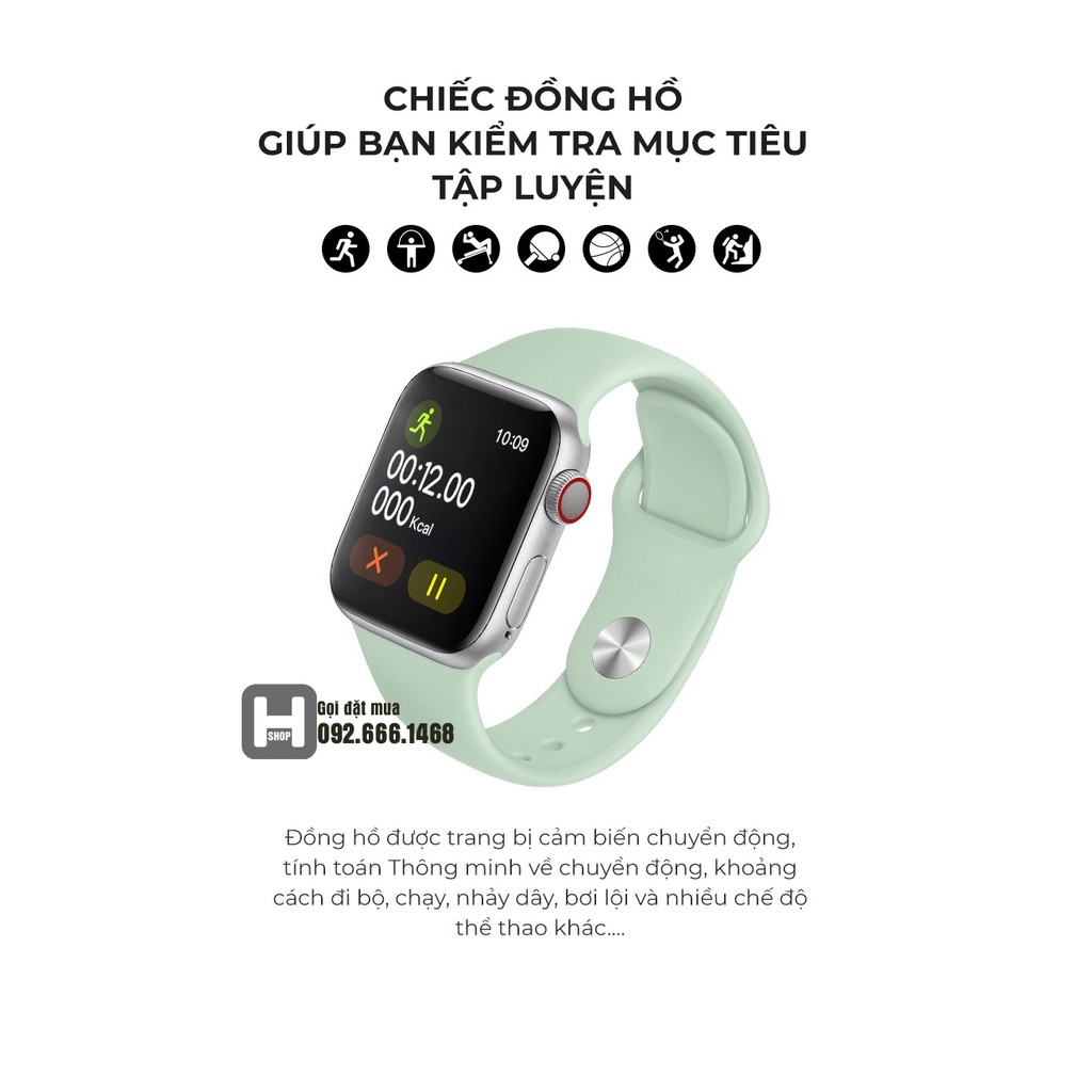 ĐỒNG HỒ THÔNG MINH T500 KIỂU DÁNG APPLE WATCH CAO CẤP [Bảo Hành 12 Tháng]