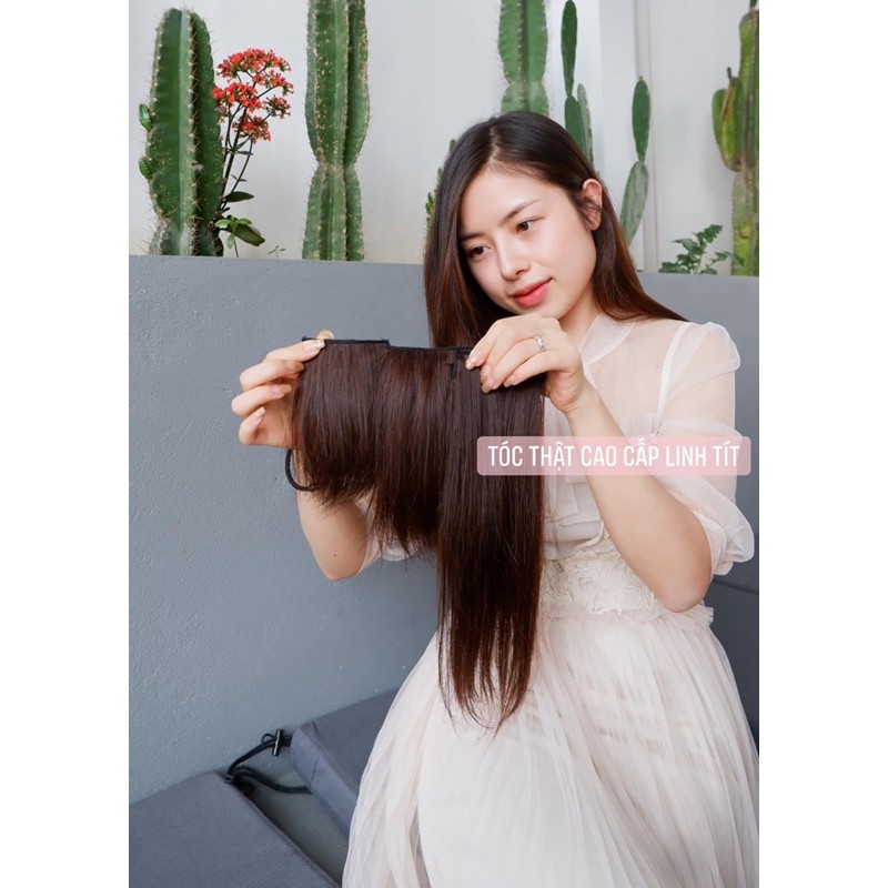 Độn phồng tóc thật dệt tay  Tóc giả từ tóc thật