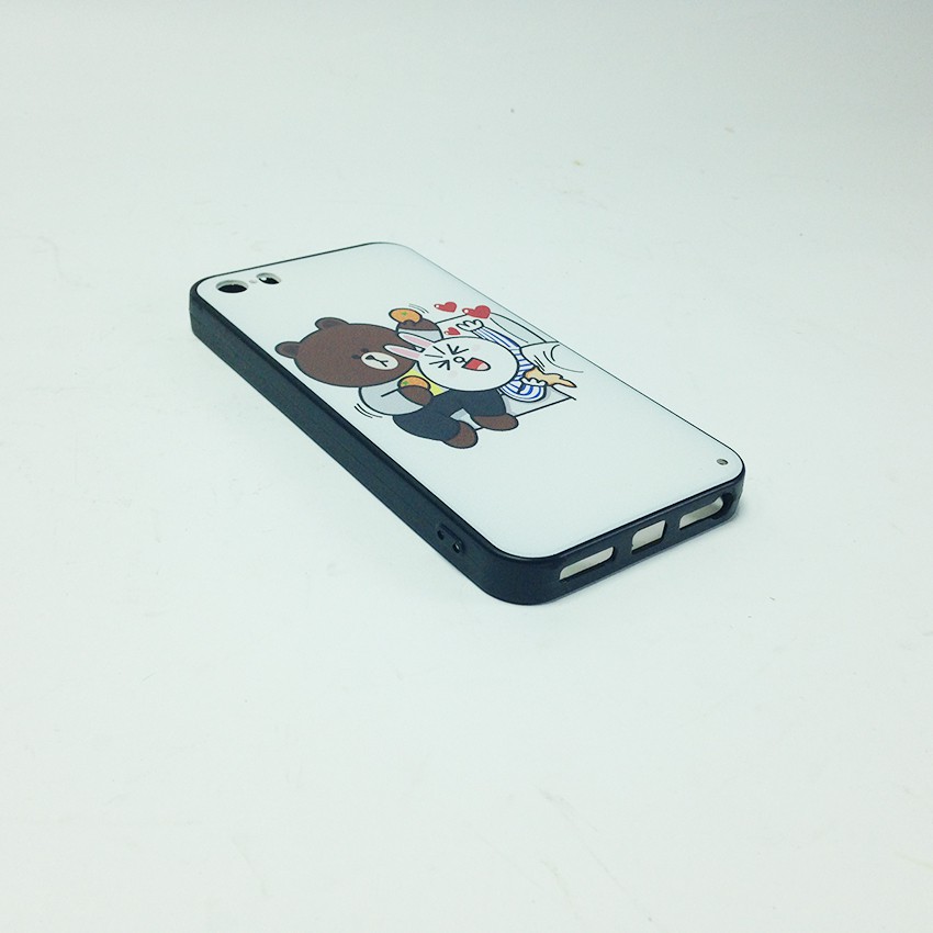 Ốp gấu thỏ dành cho iPhone6 + tặng 01 miếng dán cường lực