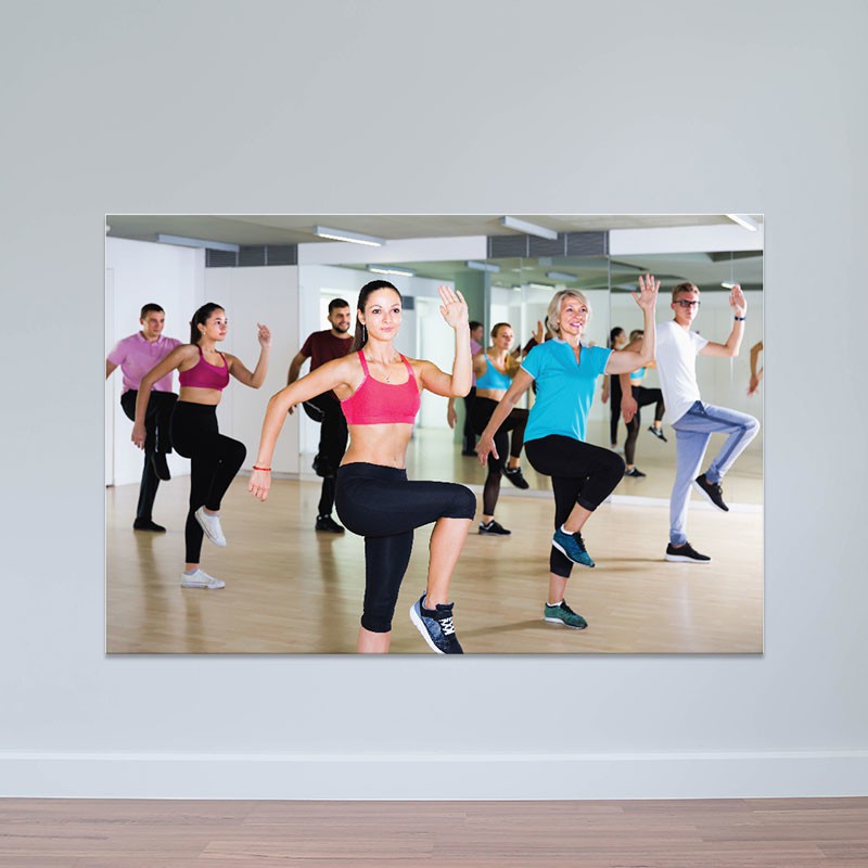 Tranh treo phòng tập Aerobic cho người lớn | Tranh thể dục nhịp điệu T3845