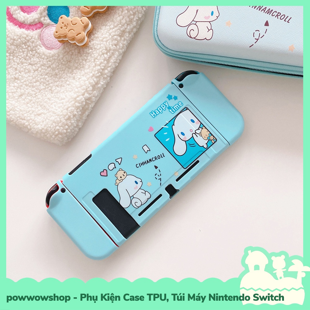[Sẵn VN - Hỏa Tốc] Switch V1, V2 Case Ốp TPU Dẻo, Túi Đựng Máy Cho Máy Game Cầm Tay Nintendo Switch Bubble Cinnamoroll