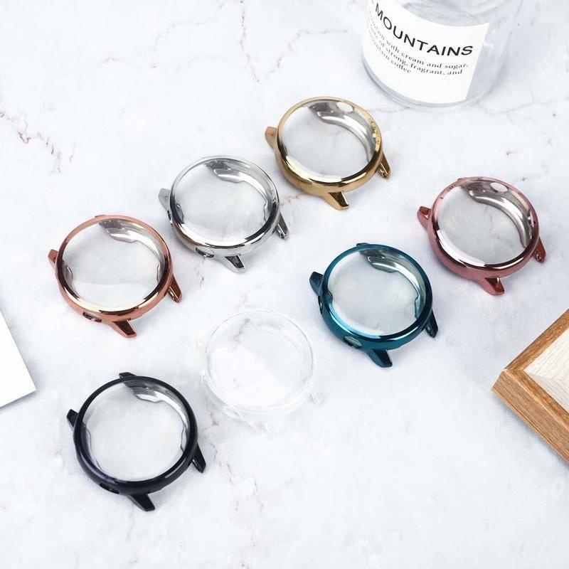 Ốp + Miếng dán bảo vệ màn hình TPU cho Samsung Galaxy Watch 4 3 40mm 44mm 41mm 45mm Active 2 40MM 44MM