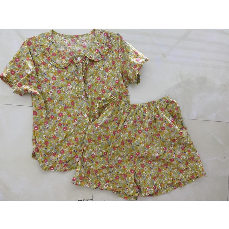 [Thanh lý] Đồ bộ cao cấp hoa nhí mới 98% size 65kg | BigBuy360 - bigbuy360.vn