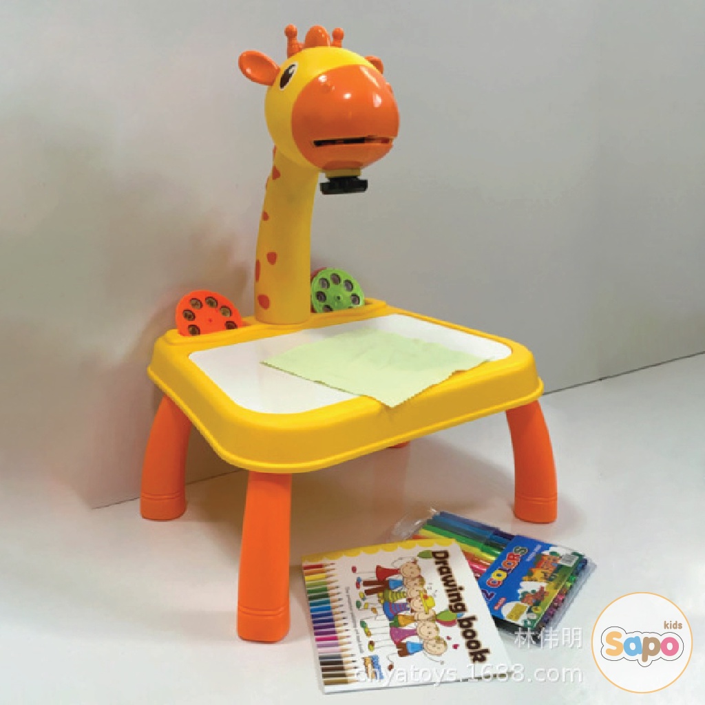 Bảng vẽ,bàn vẽ có đèn chiếu sáng thông minh cho bé SAPO KIDS