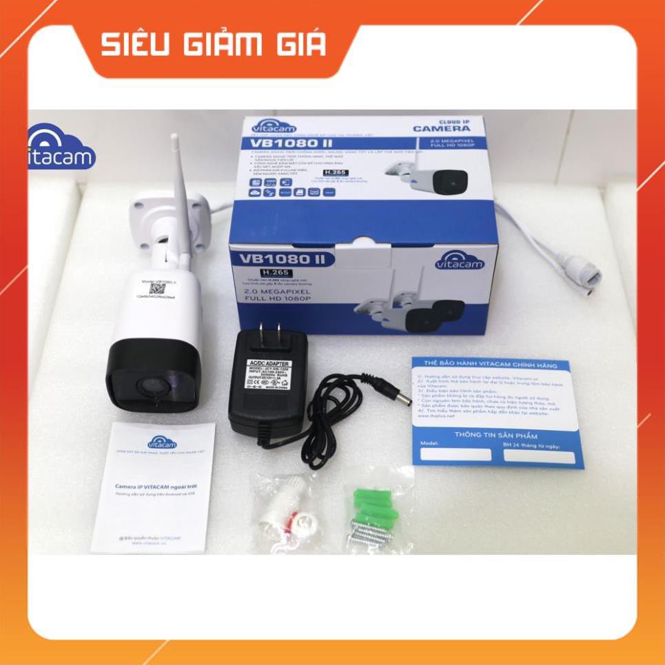 Camera Vitacam VB1080 II - Camera IP Ngoài Trời 2.0MPx Full HD , H.265X