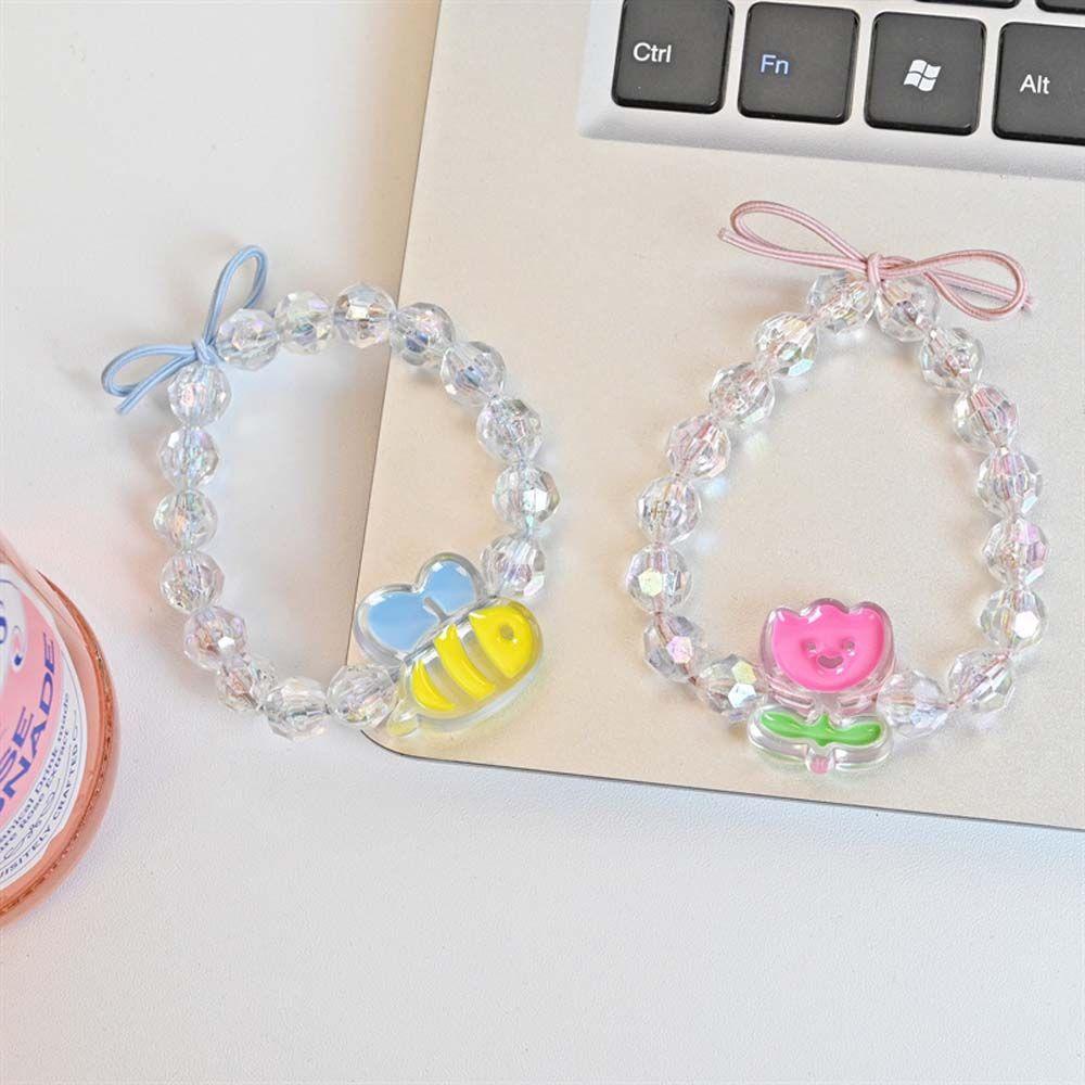 Dây Buộc Tóc Đuôi Ngựa Co Giãn Hình Động Vật Dễ Thương 1 #|Vòng Tay Chuỗi Hạt Thời Trang