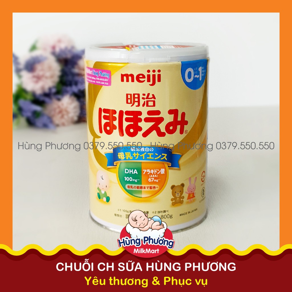 Sữa Meiji Infant Formula 800g (0-36 tháng) giá tốt. Hàng Nội Địa Nhật