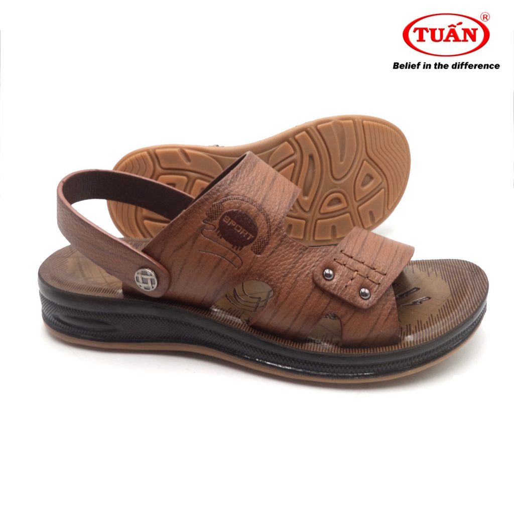Sandal nam da đế cao đúc nguyên khối thương hiệu Tuấn NCTU-111