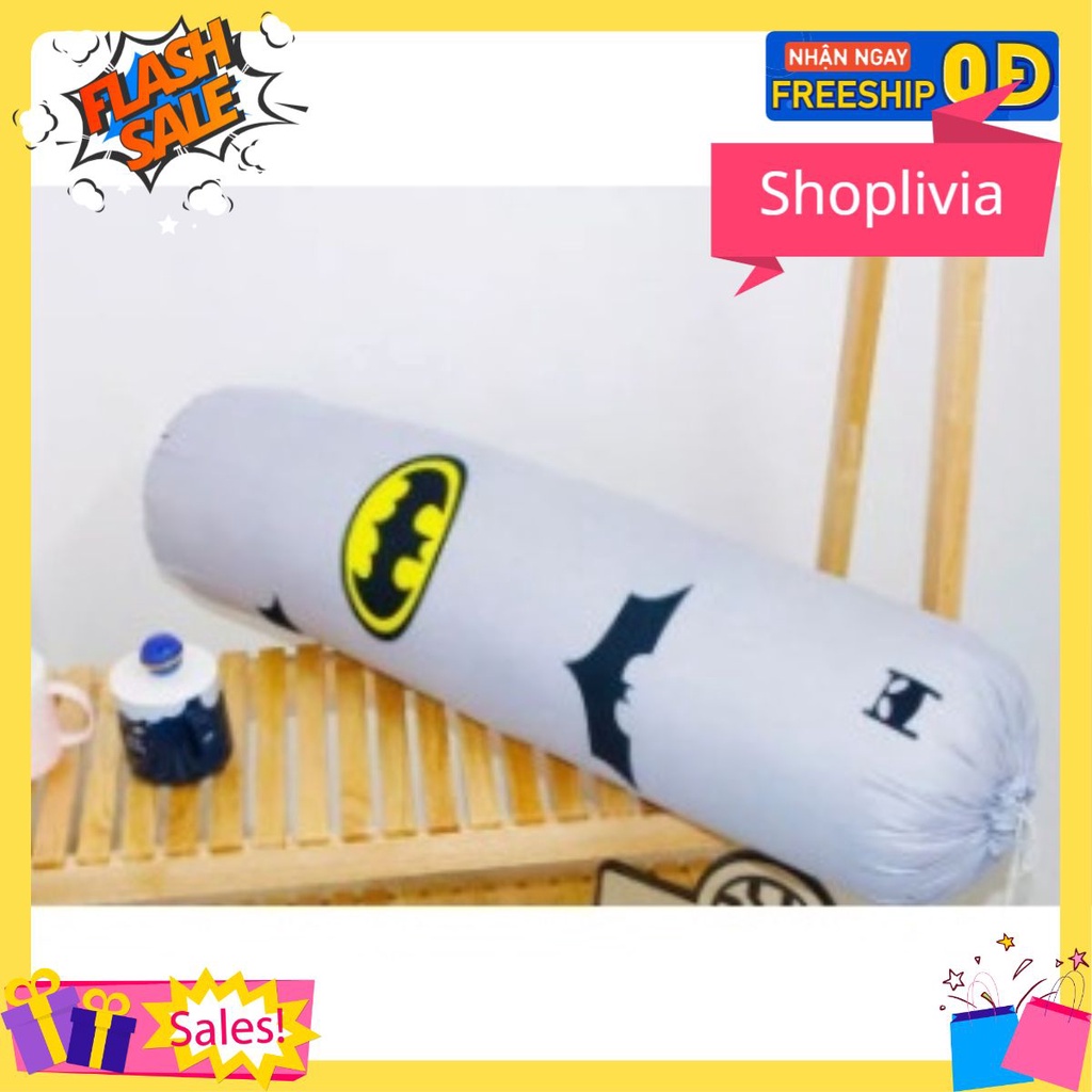 Vỏ Gối Ôm Cotton poly siêu kute 35x100cm