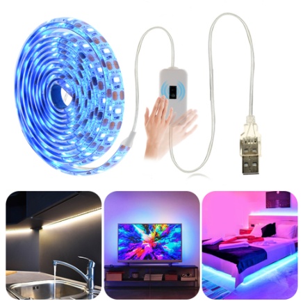 Đèn LED Đi Ốt Thông Minh 5V 2835 USB Chống Nước IP20 / IP65 Có Công Tắc Cảm Ứng