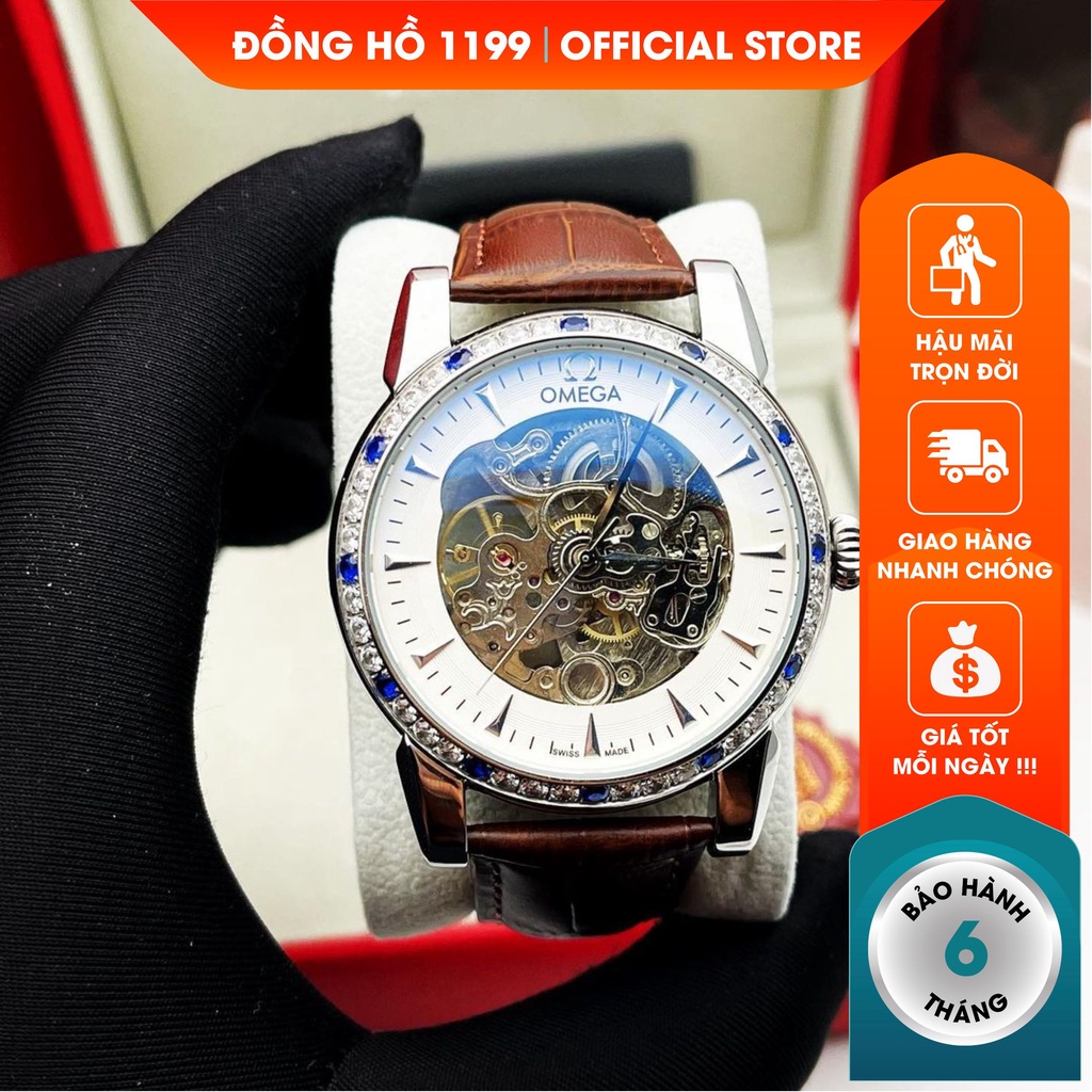 [QUÀ TẶNG] Đồng hồ cơ - Đồng Hồ Dây Da Nam Bling Sang Trọng Lịch Lãm Bản Cập Nhật Mới Nhất 43518 - 1199 Watches | BigBuy360 - bigbuy360.vn