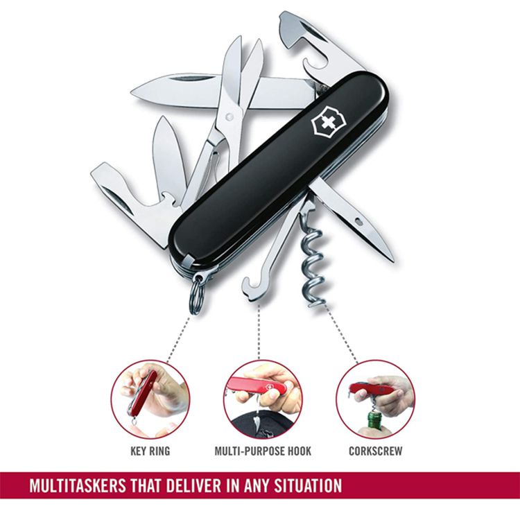 Dụng Cụ Đa Năng Victorinox Climber Nero 1.3703.3B1 [Hàng Đức]