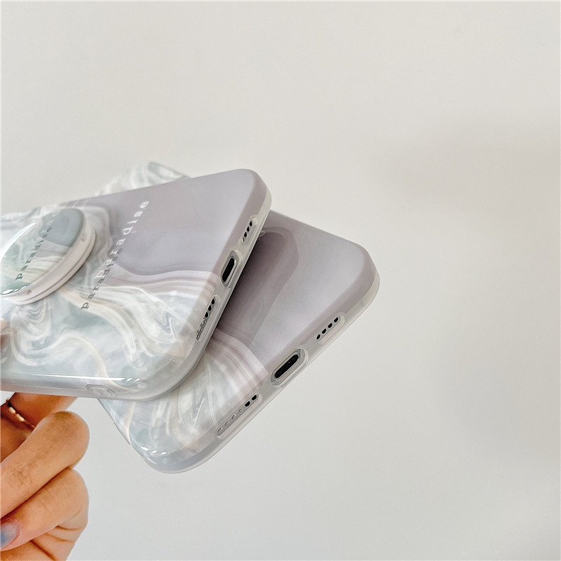 Ốp điện thoại kèm giá đỡ thích hợp cho Iphone 12 12pro 12promax 11 11promax X Xs Xr Xsmax 7 8 7plus 8plus Se 2020