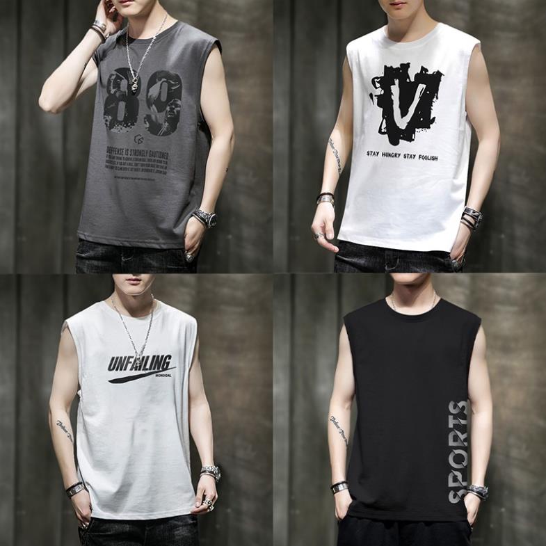 Áo ba lỗ nam TINOFUN Áo thun nam 3 lỗ Tanktop sát nách thể thao chất vải co dãn mềm mịn phong cách 10 màu !
