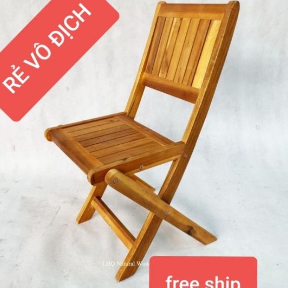 Ghế gỗ gấp siêu đẹp. Mới 100%