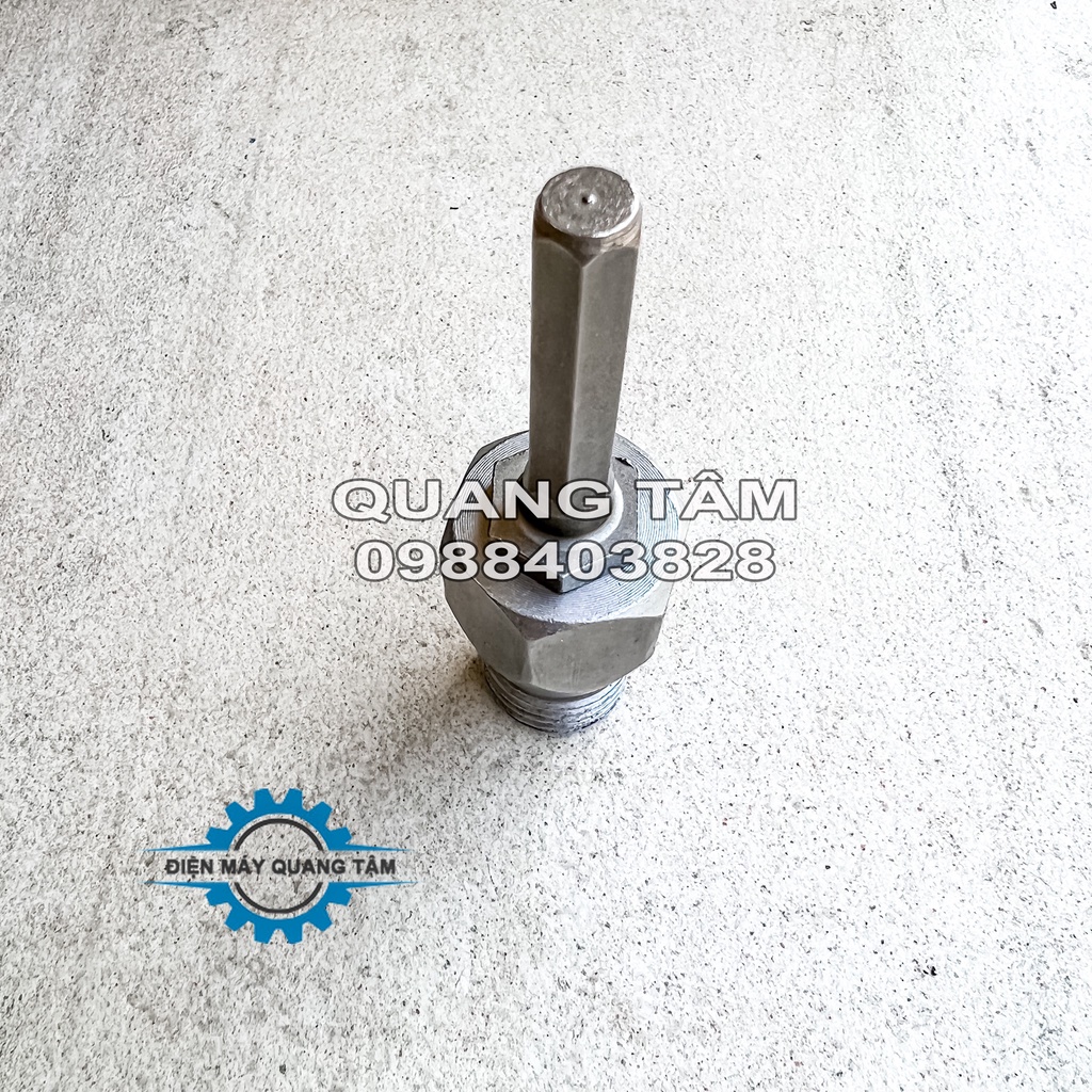 Đầu Chuyển Đổi từ Khoan Chân Kẹp Lục Giác sang Khoan Rút Lõi Bê Tông Ren M22