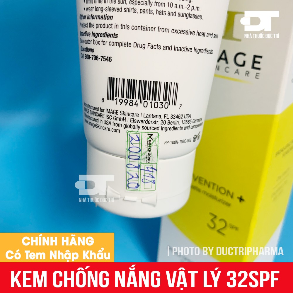 Kem Chống Nắng IMAGE SPF 32 Cho Da Dầu | BigBuy360 - bigbuy360.vn
