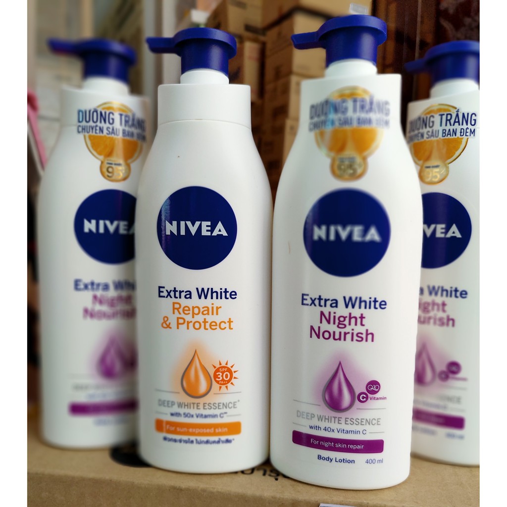 Sữa dưỡng thể Nivea ngày / đêm 400ml