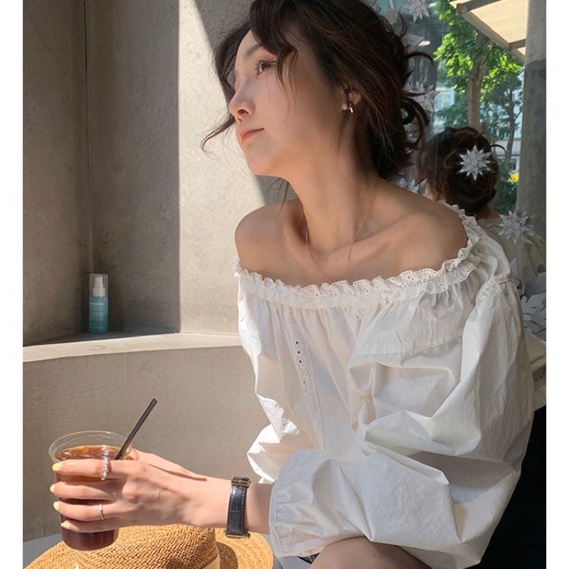 Áo trễ vai tay bồng siêu hot