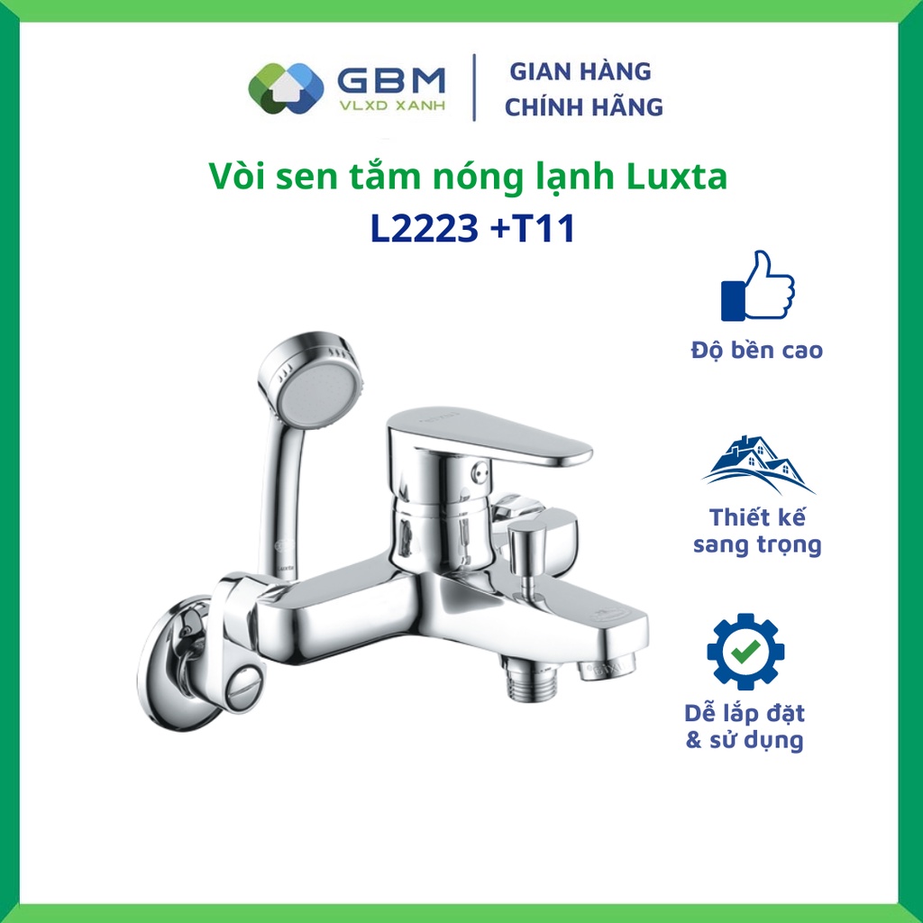 Vòi Sen Tắm Nóng Lạnh Luxta L2223+T11