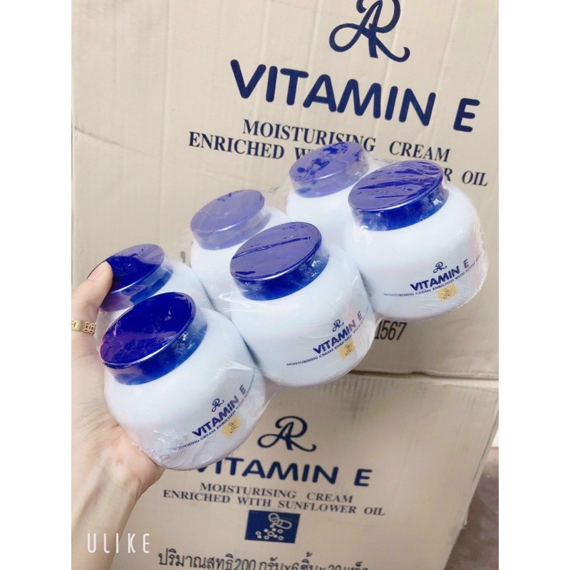 KEM DƯỠNG  DA VITAMIN E HƯƠNG NƯỚC HOA 200gr Thái Lan