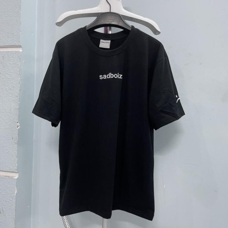 Áo thun sad boiz SIGNATURE nam nữ full tag hình thêu mặt cười unisex nam nữ