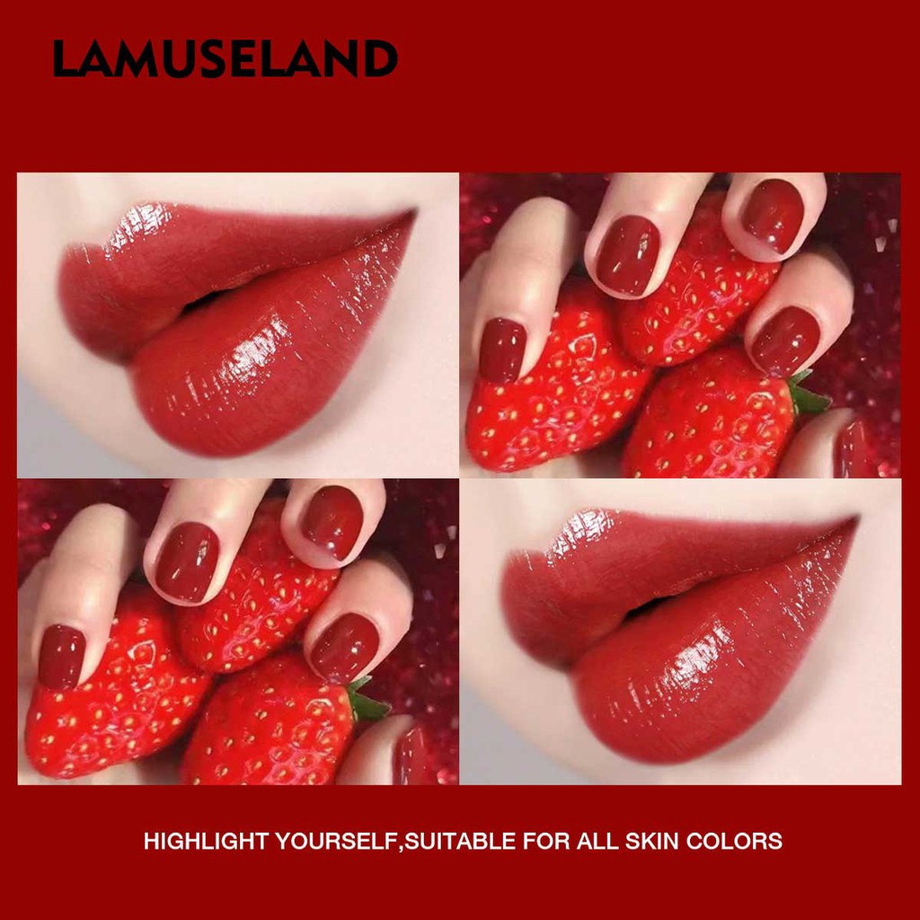 Lamuseland Mini Velvet Keep Lasting Waterproof Lip Gloss 3.5g LA0005