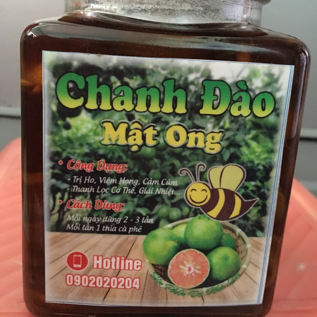 Mật Ong Ngâm Chanh Đào
