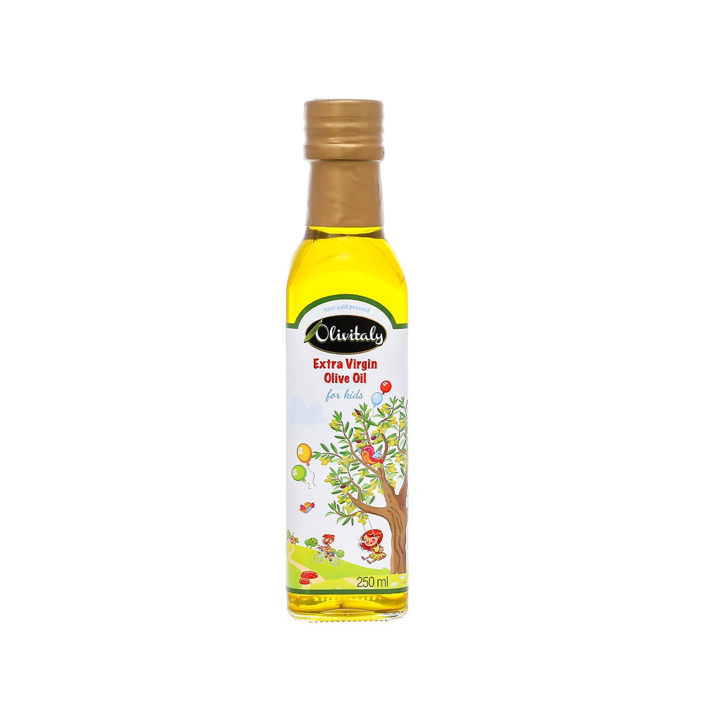 Dầu olive Olivitaly Extra Virgin for kids chai 250ml