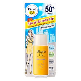 SỮA CHỐNG NẮNG TRẮNG MỊN NGỌC TRAI BIORE UV PERFECT PROTECT MILK SPF50 25ML