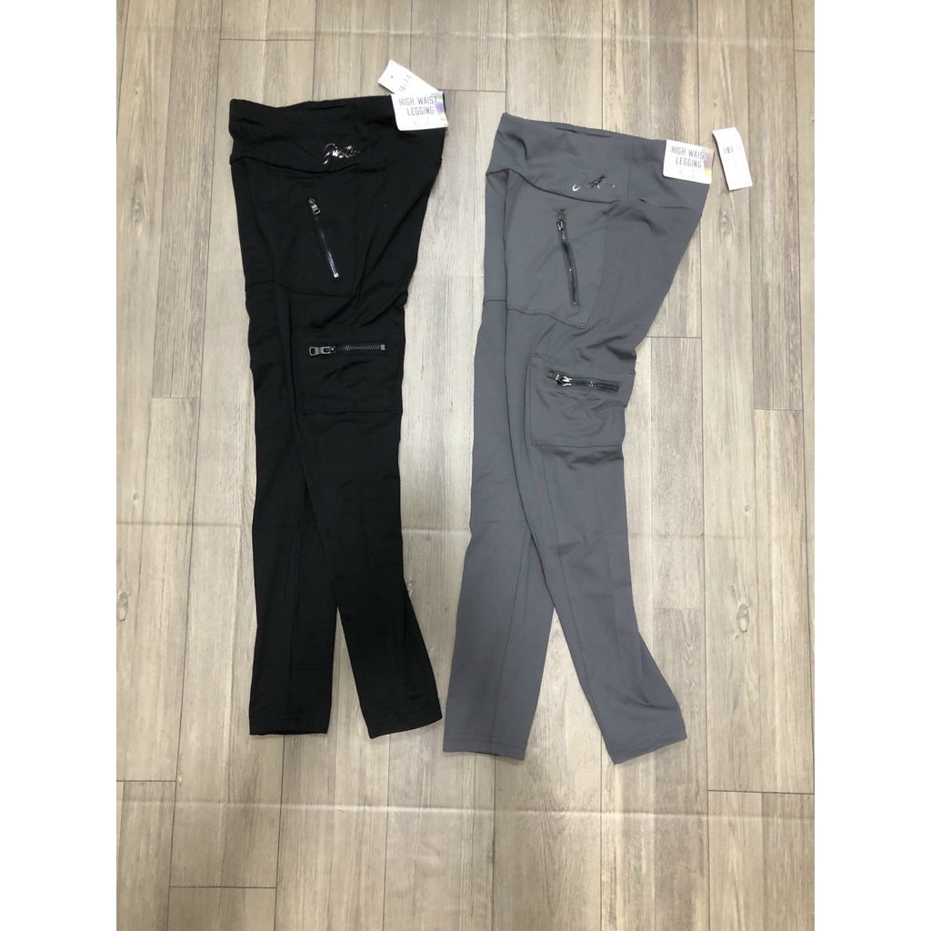 Quần legging Justice túi hông zip