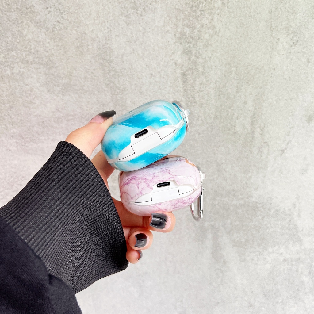 Tai Nghe Samsung Galaxy Buds Sống | Nụ Cười 2 | Vỏ Bảo Vệ Hộp Sạc Tai Nghe Airpod Pro Bluetooth Không Dây Bằng PC Cứng Chống Sốc Họa Tiết Đá Hoa Cương