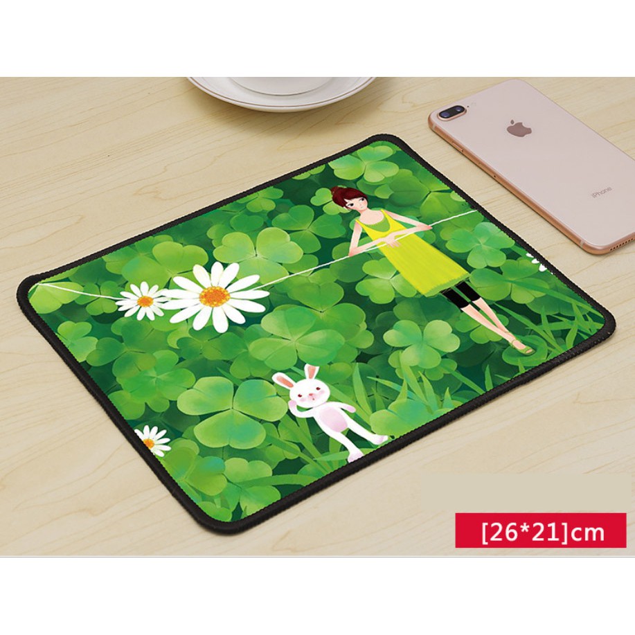 Miếng lót chuột siêu dễ thương 26 x 21 cm vải dày với 20 mẫu tự chọn | WebRaoVat - webraovat.net.vn