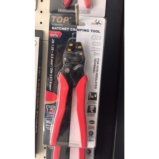Kìm bấm đầu cote nhanh trợ lực số 06 TOP (1.5 - 6mm2) TOP - VNE-0106