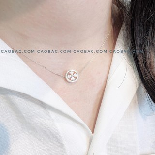 Vòng cổ bạc nữ💝freeship💝💝dây chuyền bánh xe pháp luân