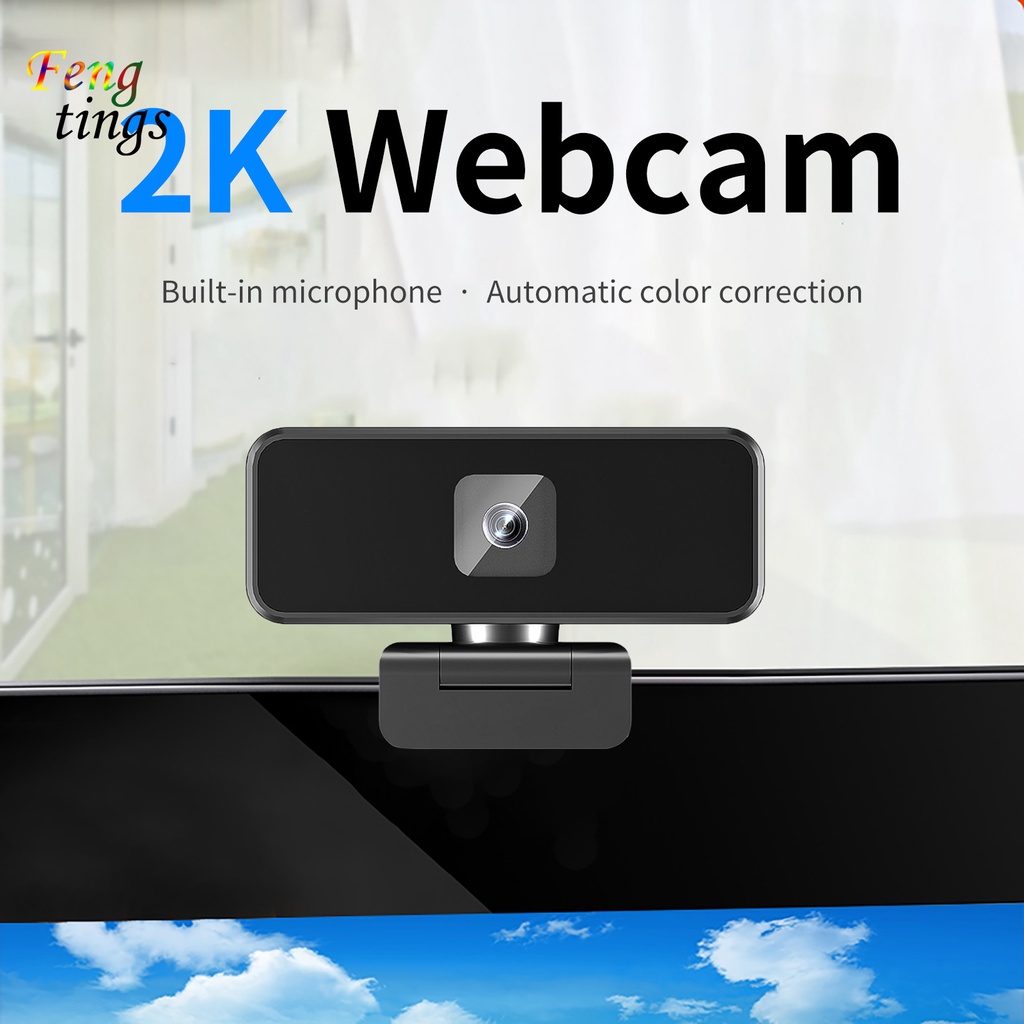 Webcam kỹ thuật số tích hợp mic 2K 1080P chống ồn cho máy tính | BigBuy360 - bigbuy360.vn