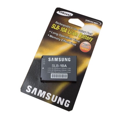 Bộ 01 pin Samsung SLB-10A + 01 sạc Samsung SBC-10A - Hàng nhập khẩu