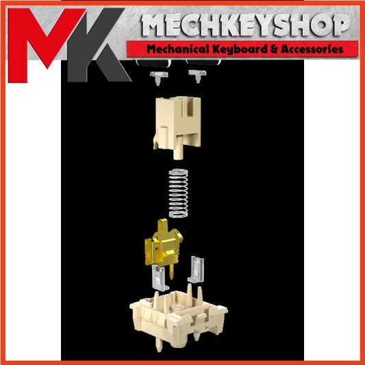 Combo 5 công tắc switch Kailh Midnight Pro - Silent Tactile 45gf  cho bàn phím cơ CPG151101S163