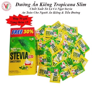 ĐƯỜNG ĂN KIÊNG CỎ NGỌT STEVIA TROPICANA SLIM - keto low carb diet sugar