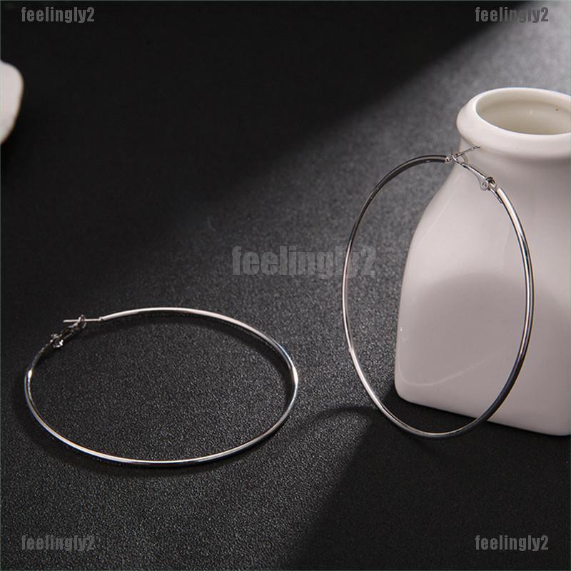 Khuyên Tai Hình Tròn Lớn Độc Đáo Thời Trang