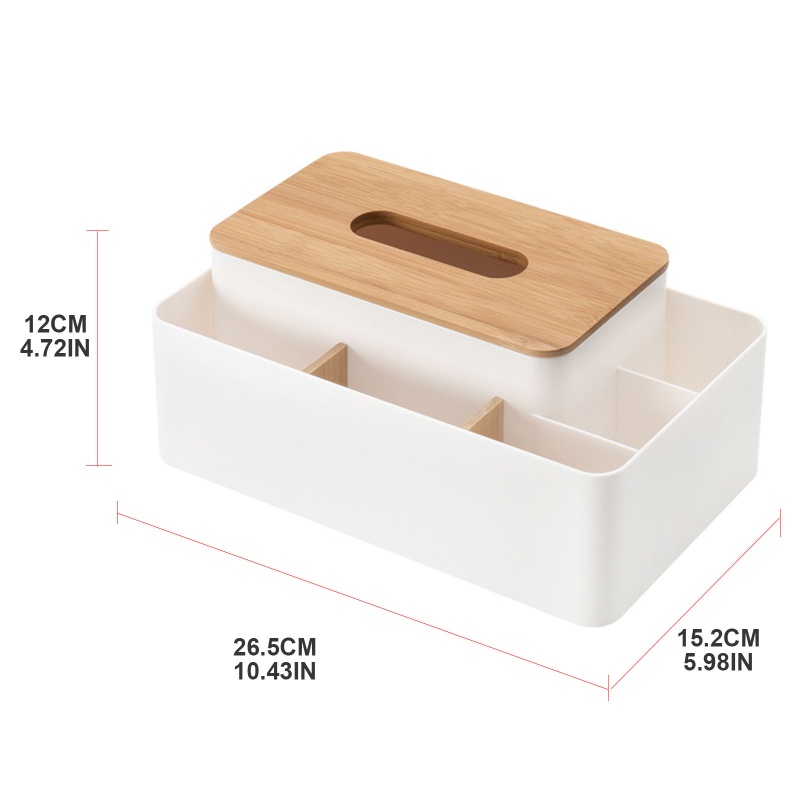 Hộp Đựng Khăn Giấy Cỡ Lớn Đa Năng Tiện Dụng Cho Khách Sạn