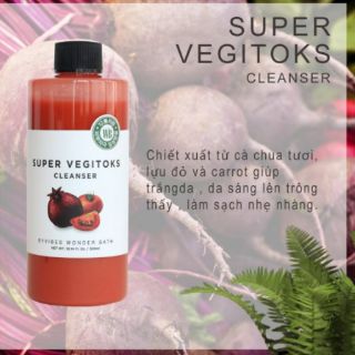 Sữa rửa mặt super vegitoks cleanser 200ml