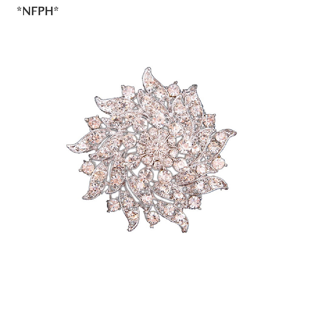 [NFPH] Trâm Cài Áo Đính Đá Pha Lê Phong Cách Vintage Cho Nữ