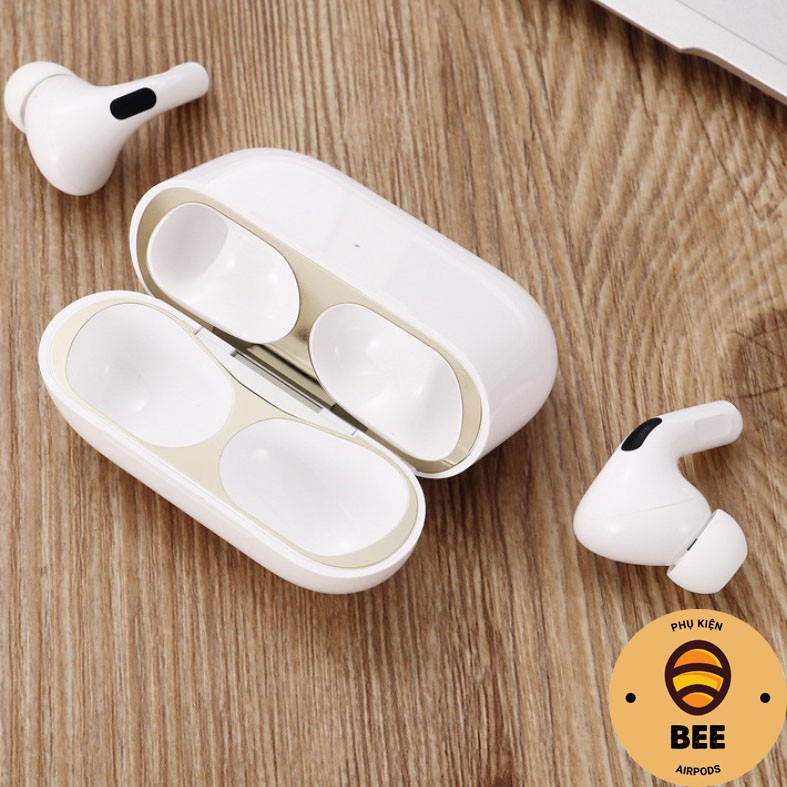 Miếng Dán Kim Loại Chống Bám Bẩn , Chống Trầy Xước Bảo Vệ AirPods Pro - BEE SHOP